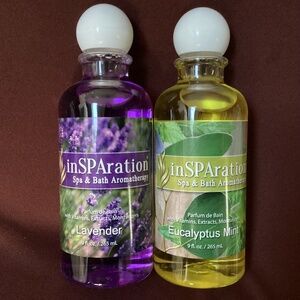 InSPAration Spa and Bath Aromatherapy Bundle Eucalyptus Mint and Lavender